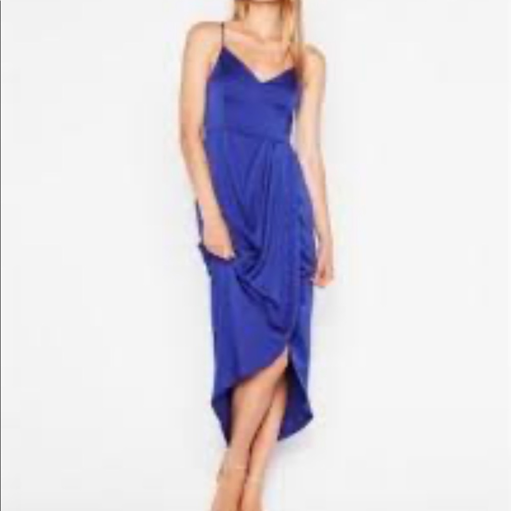 Express blue dress